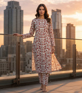 2 Pcs Ladies Suit  Des  119